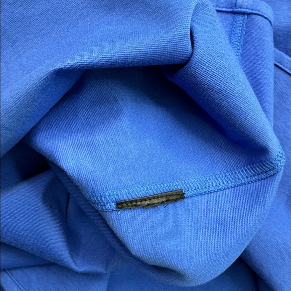 COS Flared Zip-Up Midi Dress Women M Blue Minimalist Modern Staple Sleeveless - Picture 9 of 9